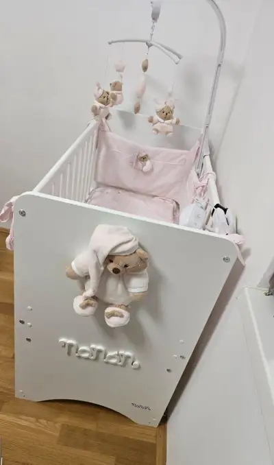 Nanán mini detska postýlka/kolébka s matraceom Tato