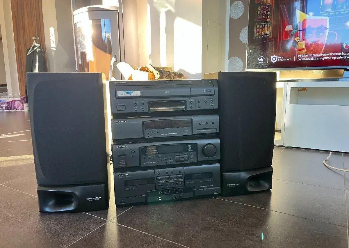 Pioneer vintage Hi-Fi sestava + LaserDisc CLD-J420, repro, o