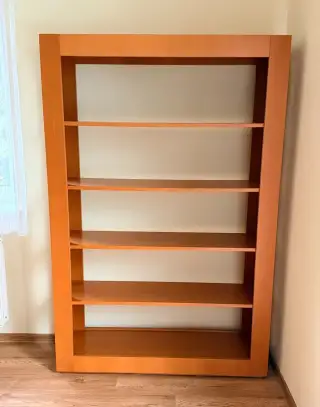 Jídelní sestava, knihovna, stul u sedačky, skříňka, BRiK,