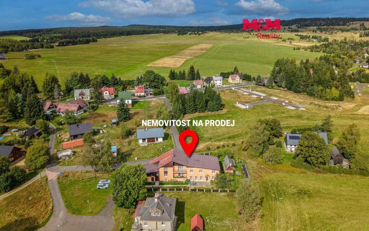 Prodej hotelu, penzionu s rodinným domem 700 m2, Abertamy