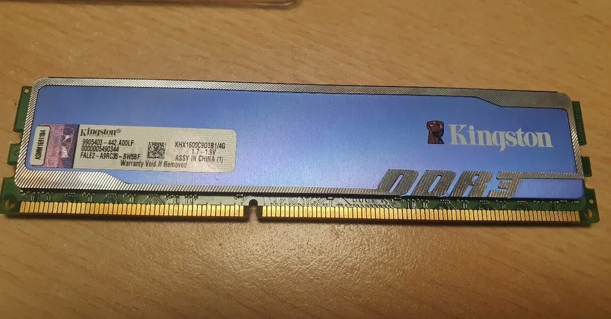 DDR3 Kingston 4GB