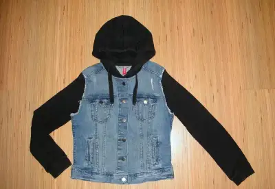 džínová bunda/mikina H&M vel. 36