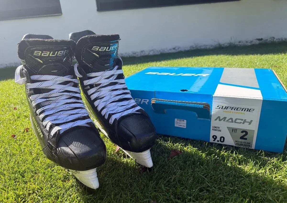 Brusle Bauer Supreme Mach – vel. 9 / Fit 2 – téměř nové