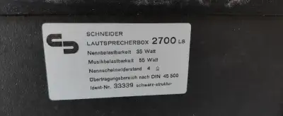 Reproduktory Schneider 2700LS