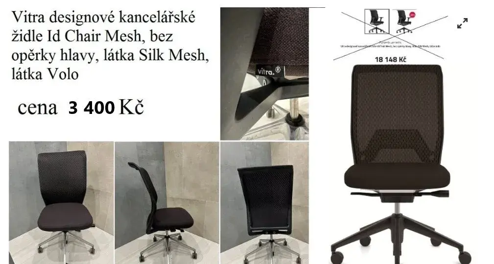 kancelářské židle Vitra originál