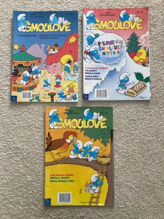 Šmoulové dvouměsíčník (Egmont) vzácné