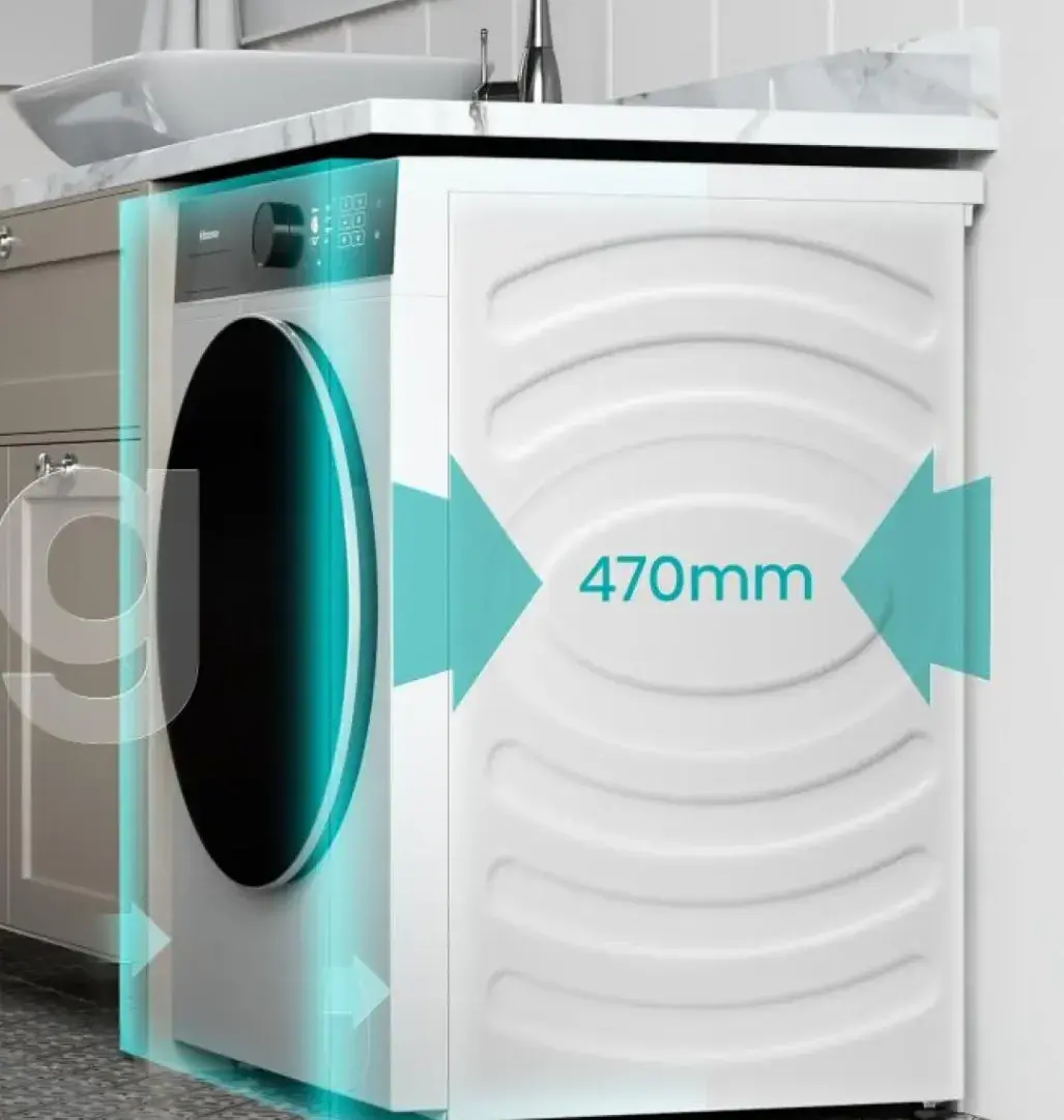 SLIM Hisense WD5I8043BWF pračka se sušičkou 8kg 1400o Záruka