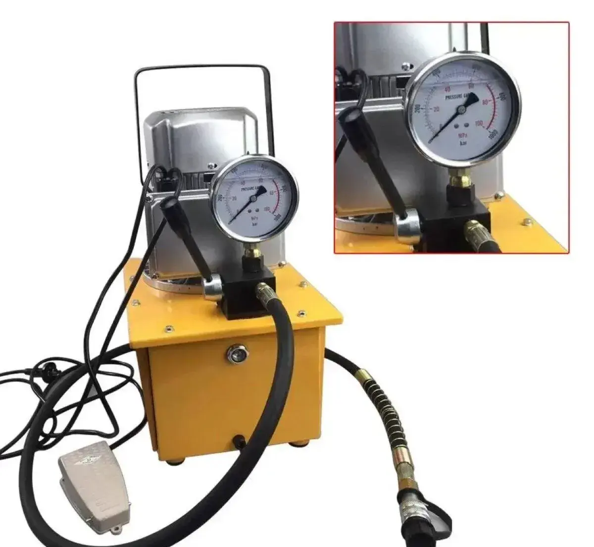 Elektrické hydraulické čerpadlo 750W 0,6–5 l/min s ventilem