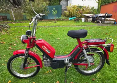 JAWA Babetta 210 s kartičkou, červená pěkná nový model 15.