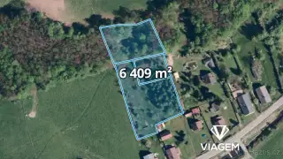 Zahrada 6 409 m², Podíl 33 % o výměře 2 136 m²