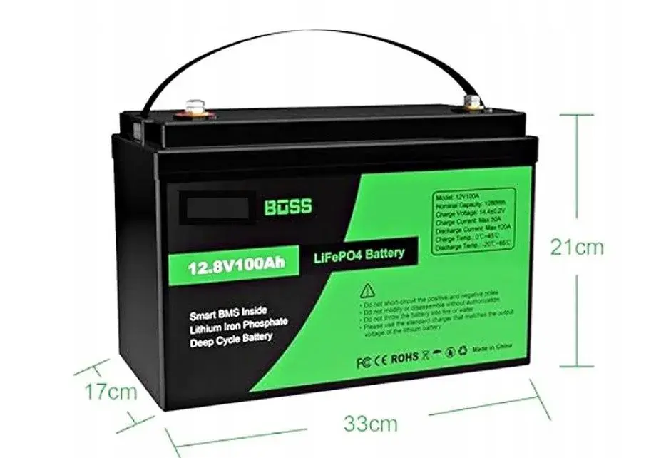 LiFePo4 baterie 12V 100Ah Green Boss - za 4200 Kč s DPH