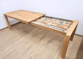 Nový rozkládací stůl dub masiv 90x160→205→250cm