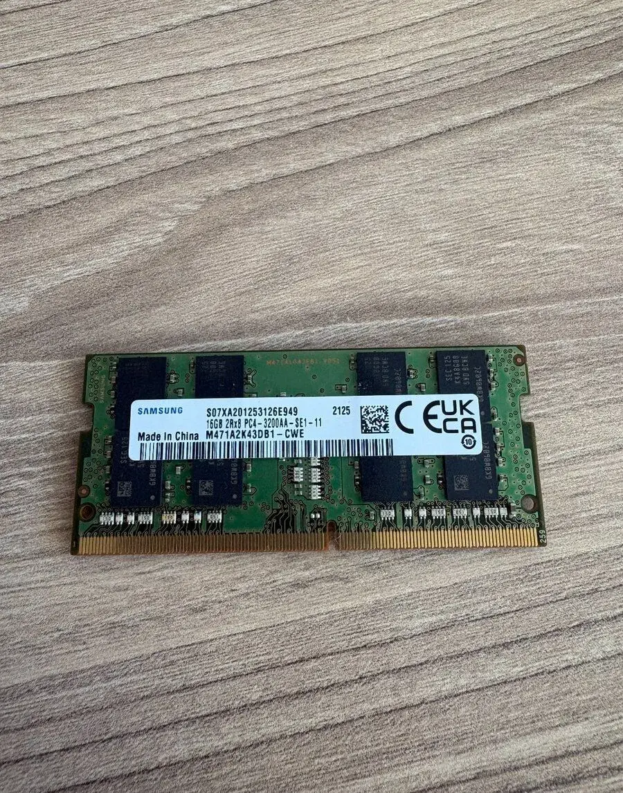 Samsung 16GB SODIMM DDR4 2Rx8 3200