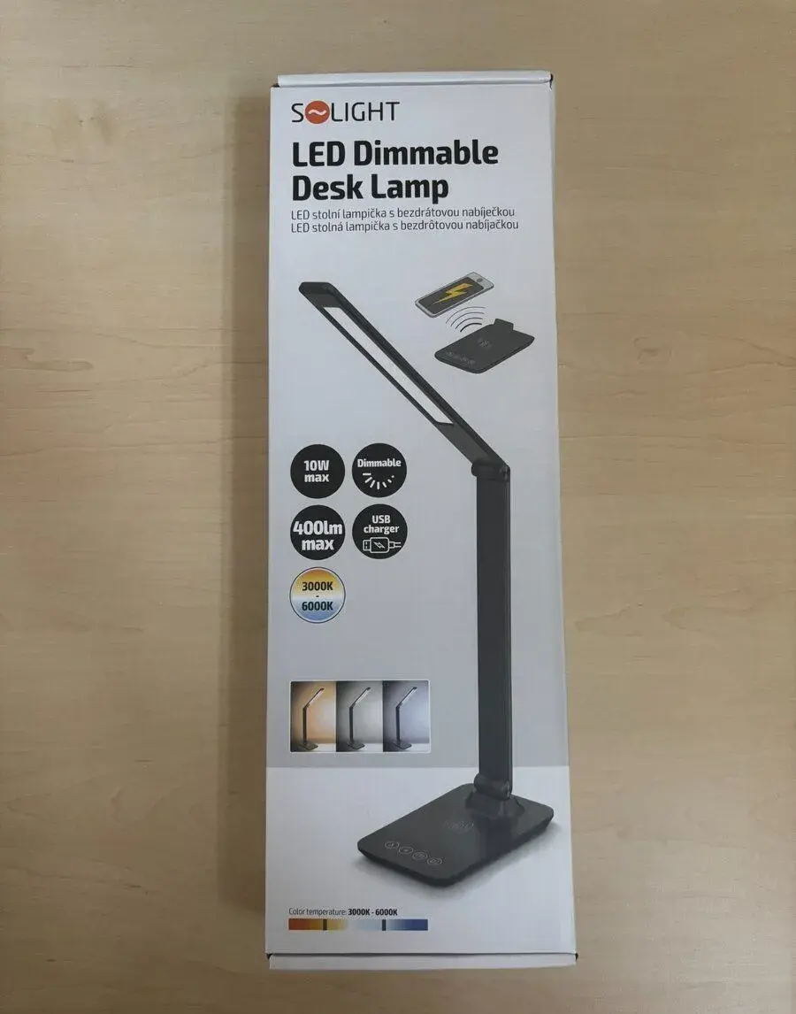 Stolní LED lampička Solight stmívatelná, 10W