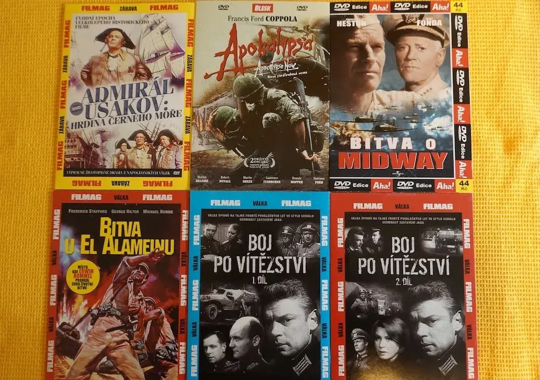 Na výběr z 800 DVD české i zahraniční filmy, pohádky NOVÉ 5