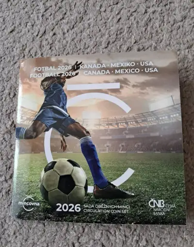 Sada oběžných mincí fotbal 2026