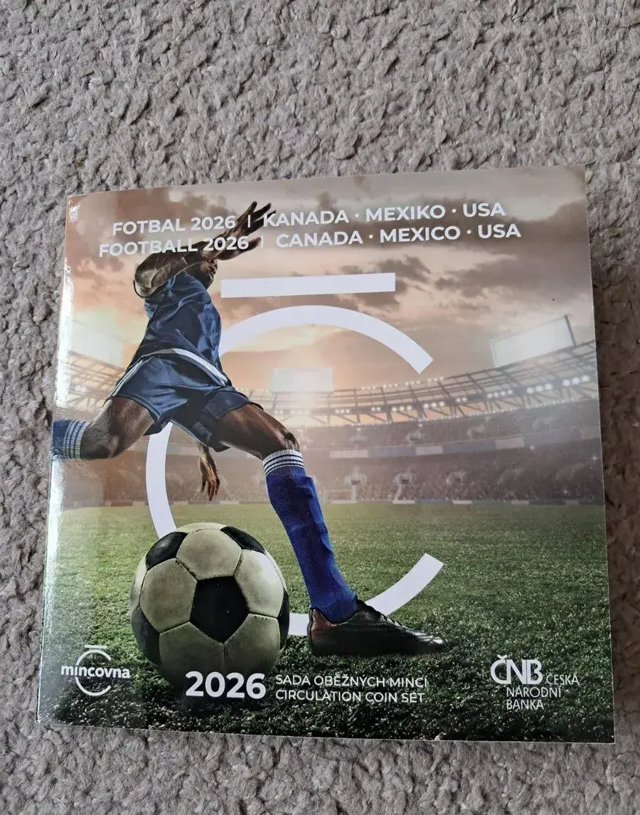 Sada oběžných mincí fotbal 2026