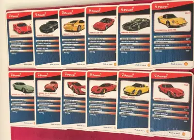 2007 Shell Ferrari karty kolekce - [24 ks]