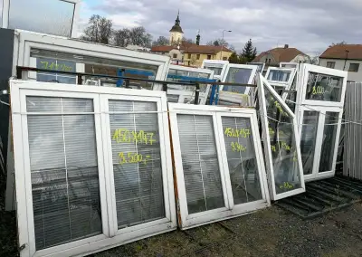 okno použité bílé