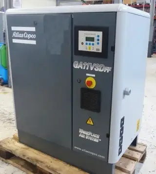 Šroubový kompresor Atlas Copco 11 kW GA 11 VSD - ZÁRUKA