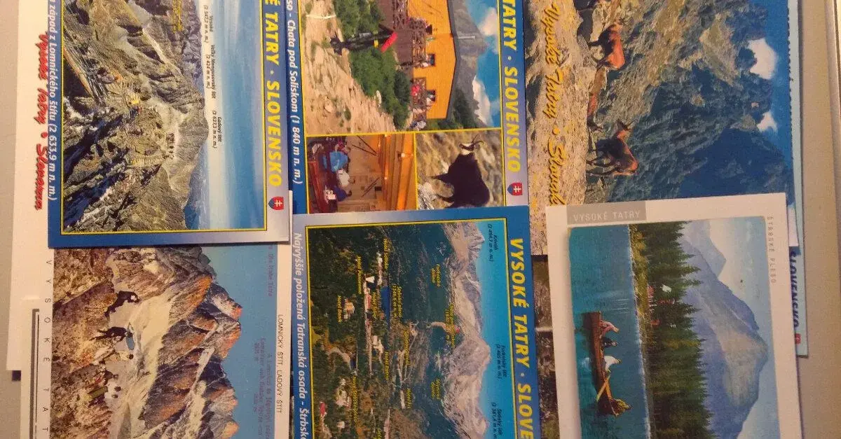 16ks pohlednic Vysoké Tatry