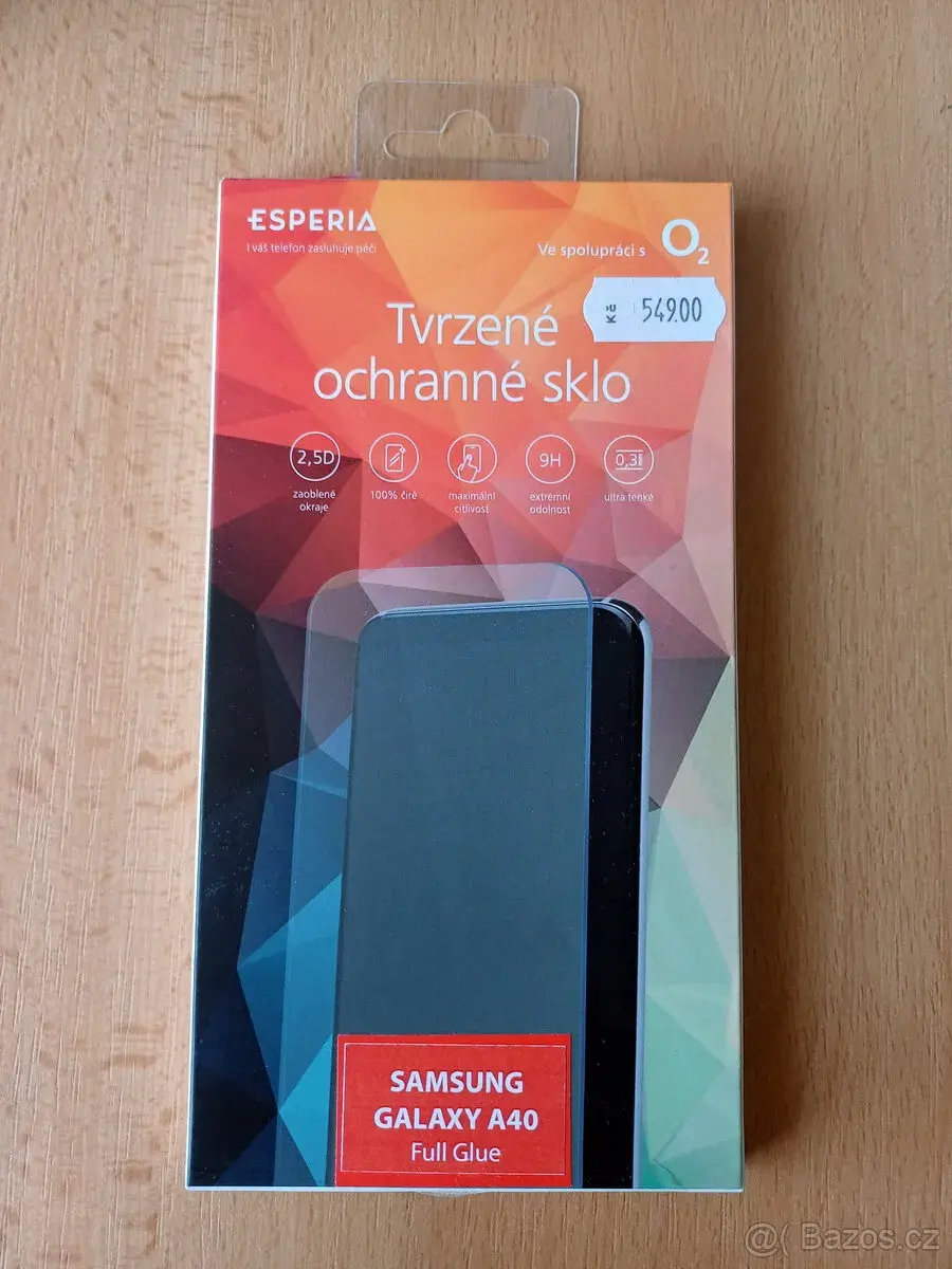 Prémiové ochranné sklo Esperia pro Samsung Galaxy A40 – NOVÉ