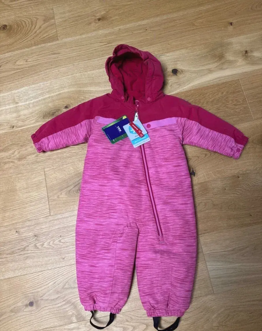 Zimní overal Color Kids růžový 80-86cm