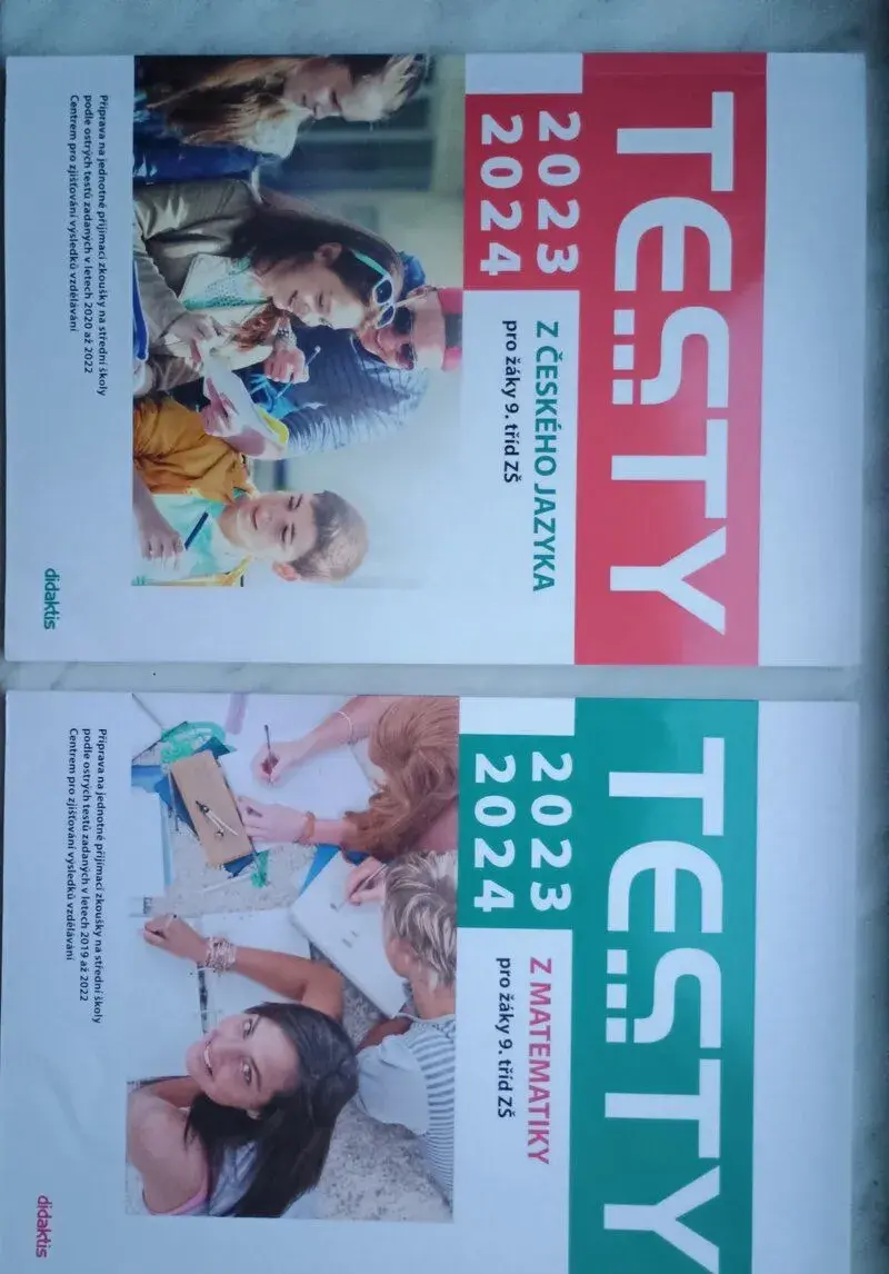 Testy na SŠ matematika a ČJ