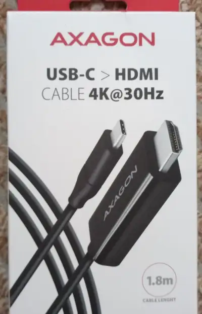 USB-C HDMI 4K@30Hz a 60Hz data kabely ,VÝPRODEJ,