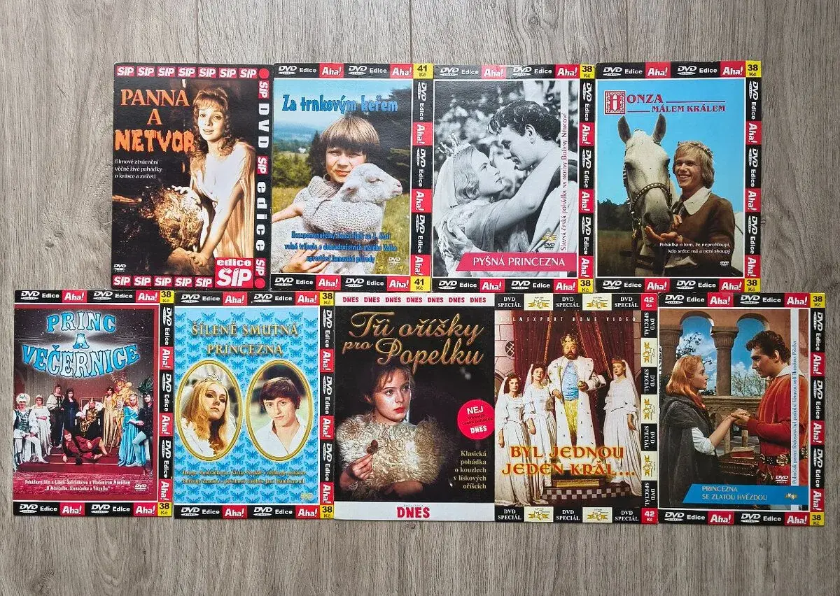 DVD kolekce - Pohádky a Rodinné filmy