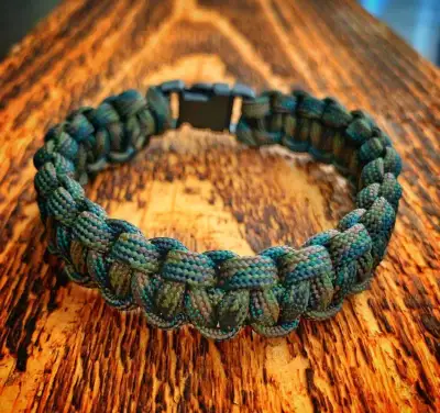 Paracord náramek - woodland