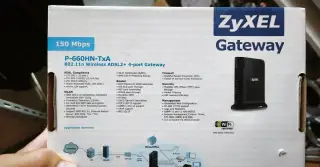 ADSL2+ Wi-Fi modem ZyXEL P-660HN-TxA – kompletní balení