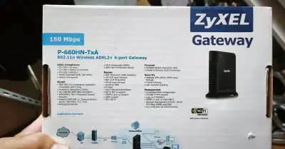 ADSL2+ Wi-Fi modem ZyXEL P-660HN-TxA – kompletní balení