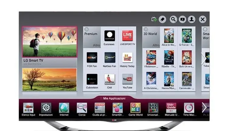 Smart Cinema 3D LED TV LG 47LA690S