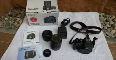 Canon EOS 100D + 18-55 mm STM + 50 mm STM