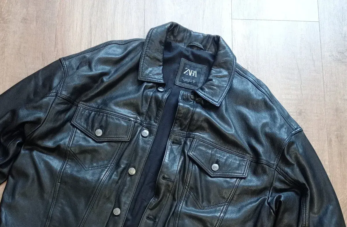 NOVÁ kožená bunda ZARA - L/XL
