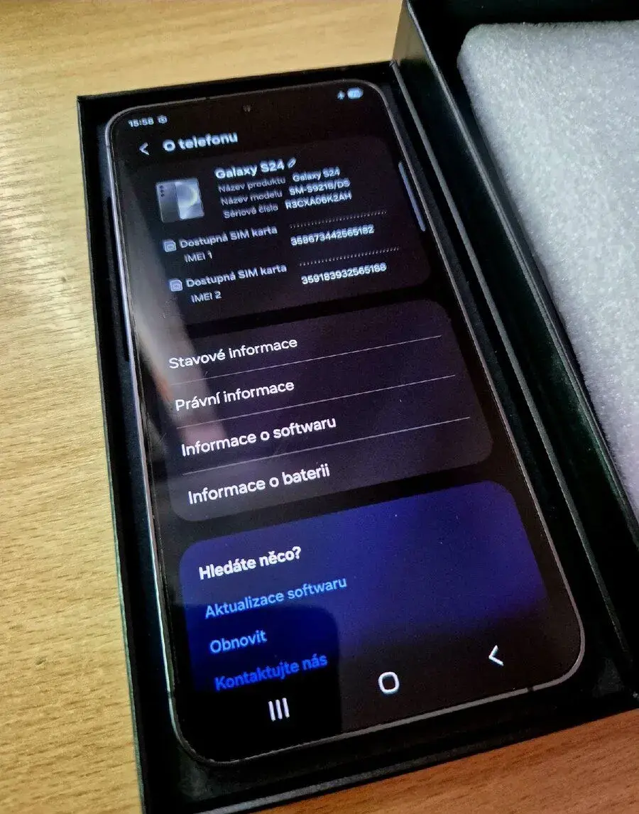 Samsung Galaxy S24, 8/128 GB, zánovní