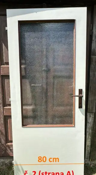 Dřevěné interiérové dveře - levé (80 cm)