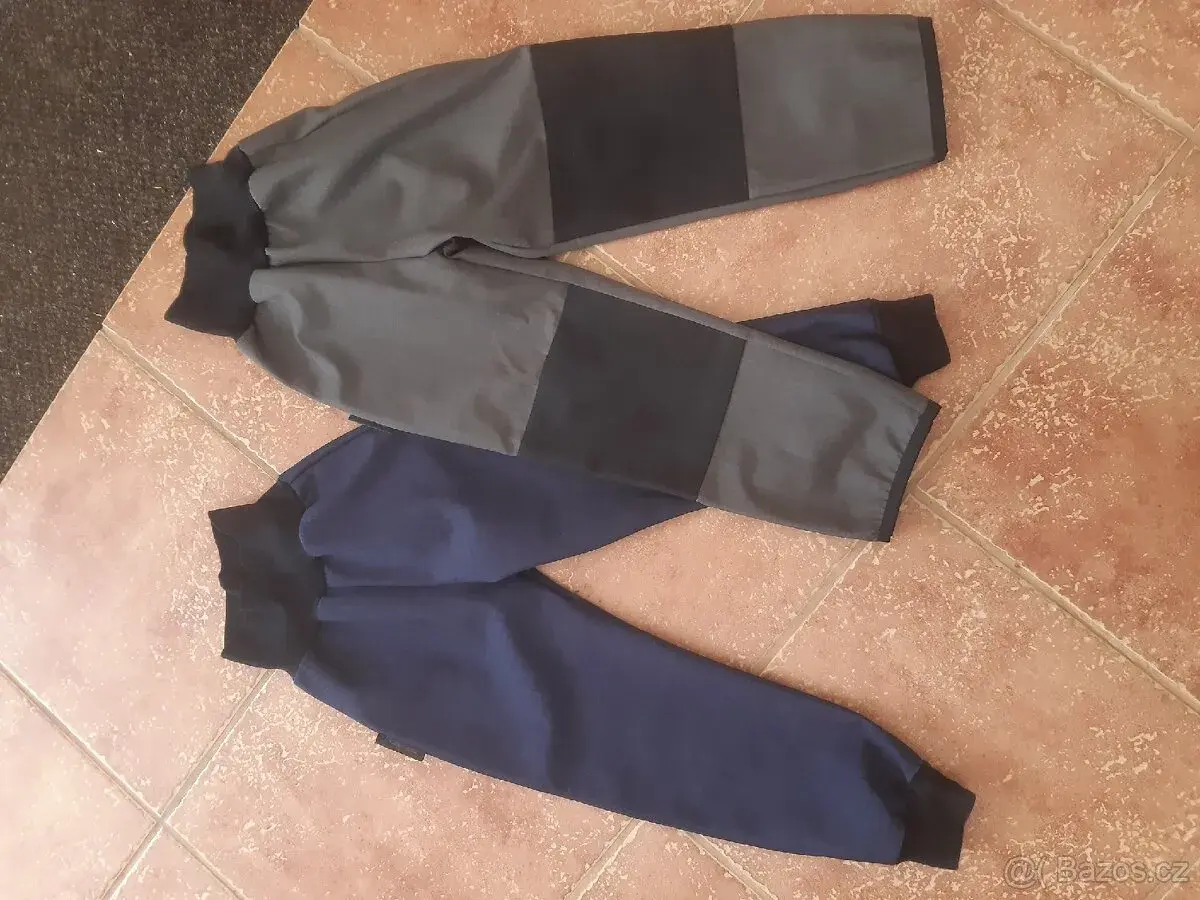 Softshellové kalhoty nové 110/116