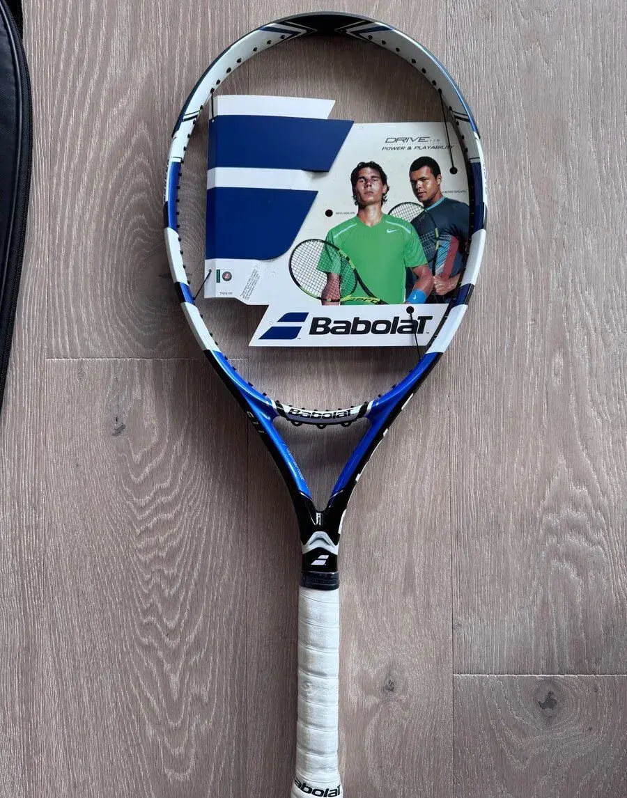 Nová tenisová raketa Babolat Drive 115 držadlo G3
