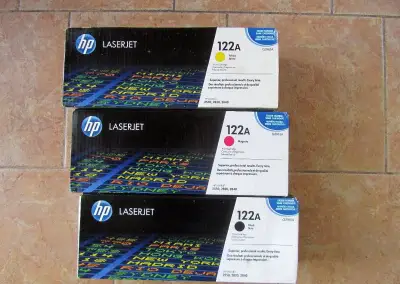 Tonery HP LASERJET 122A Black, Yellow, Magenta +další