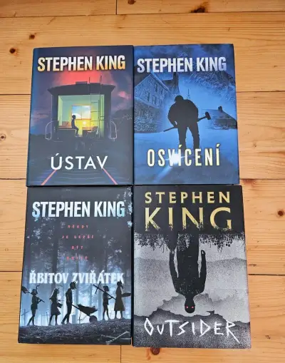 KIng Ústav. Christiana. Osvícení. Řbitov. Zelená 12 knih