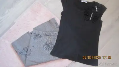 Legíny ADIDAS, triko CK, vel. XS