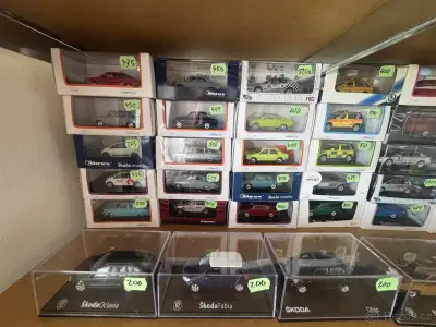 Modely Škoda 1:43 Abrex model depo