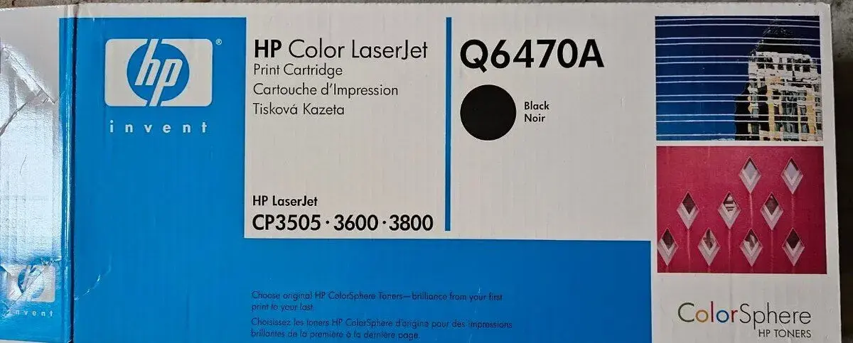 Toner HP Q6470A černá