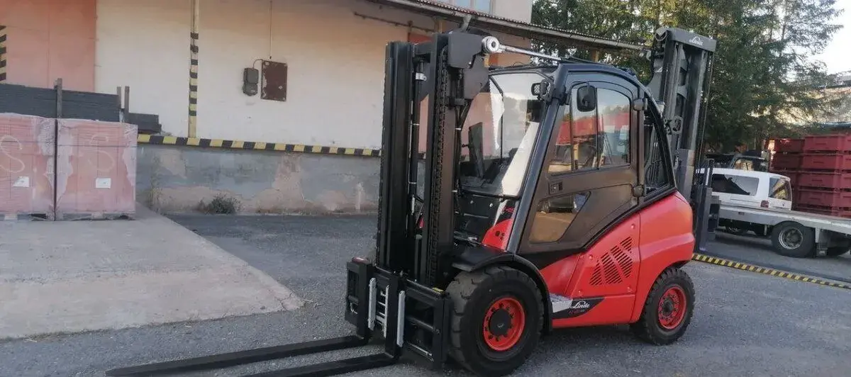 LINDE H45D-02 nový pozicionér s bočním posuvem, váha