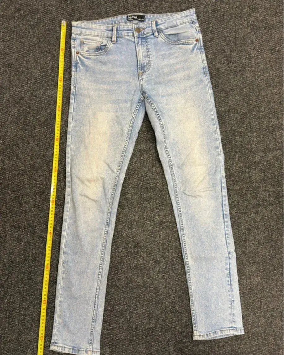 Sinsay skinny jeans světle modré vel. W30/L32