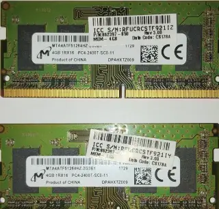 RAM DDR4 SO-DIMM 8GB (2x4GB) Micron 2400MHz