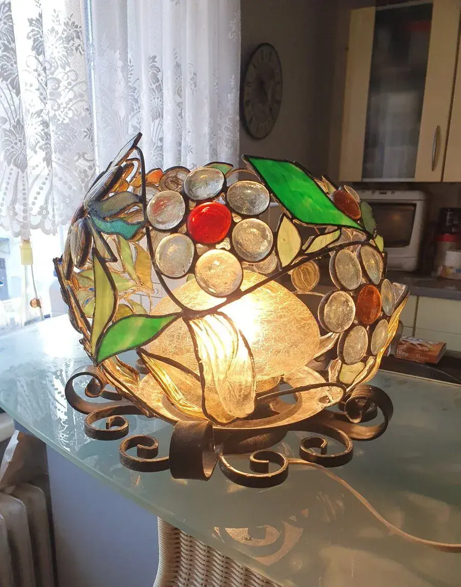 Originální tiffany lampa stolní