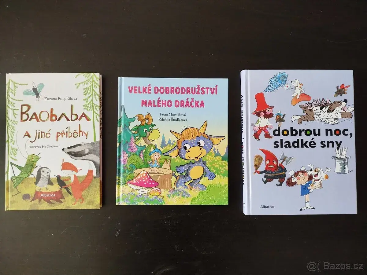 Set 3 dětských knížek / pohádek